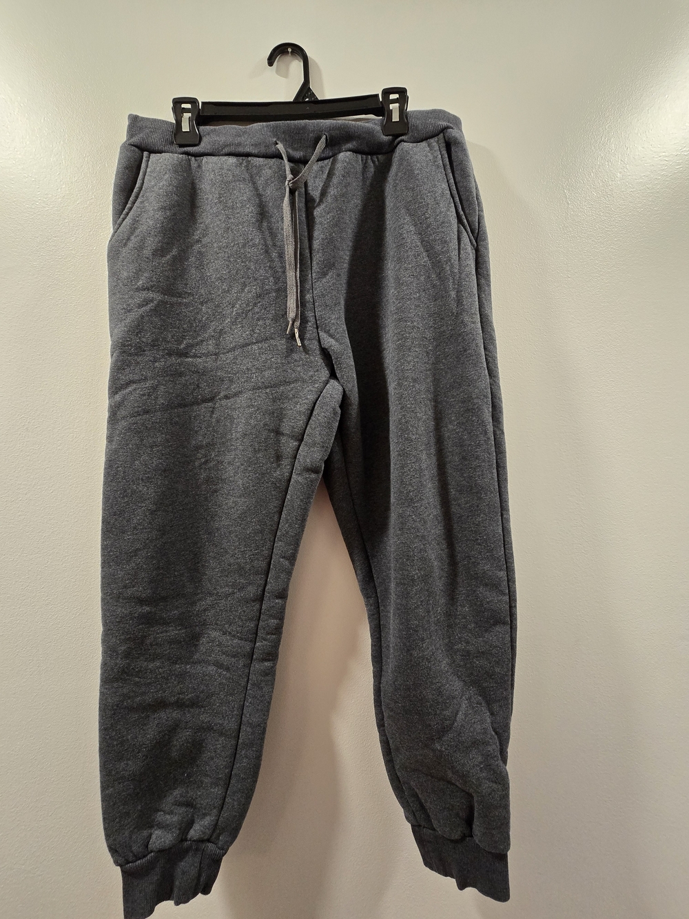 Yeokou Heavyweight Winter Warm Sherpa Lined Jogger Sweatpants Extra Large